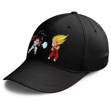 Gorra Son Gokū “Son Gokū y Vegeta X Ryu y Ken” – Parodia de Dragon Ball Z -DBZ