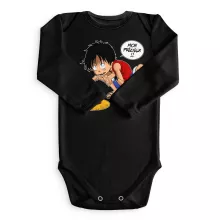 Body bébé manches longues Luffy « Mon Précieux (SD Edition) » – Parodie One Piece