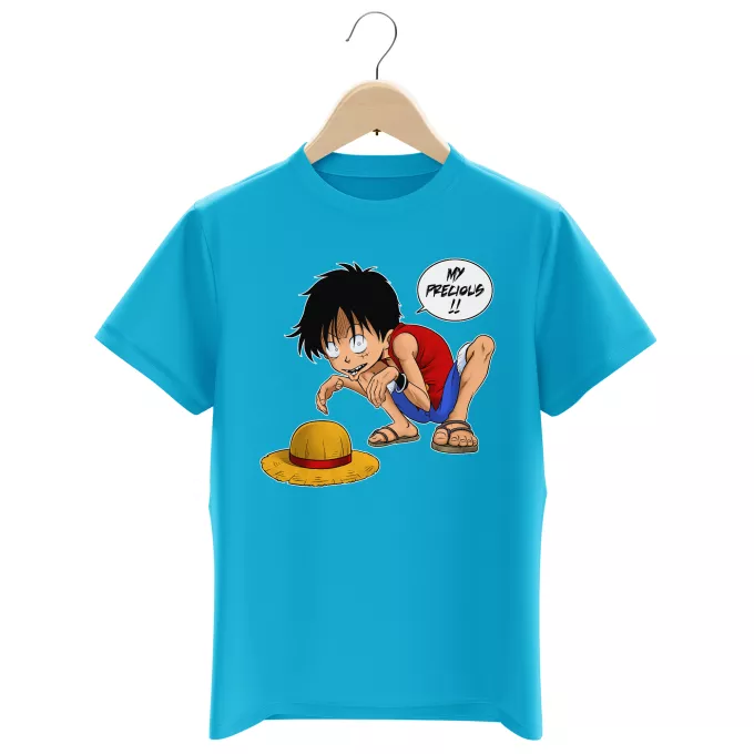 Boys Kids T-shirts Parody of One Piece Luffy and Gollum - My Precious