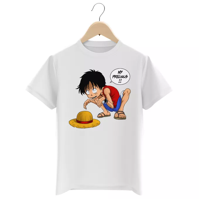 Boys Kids T-shirts Parody of One Piece Luffy and Gollum - My Precious