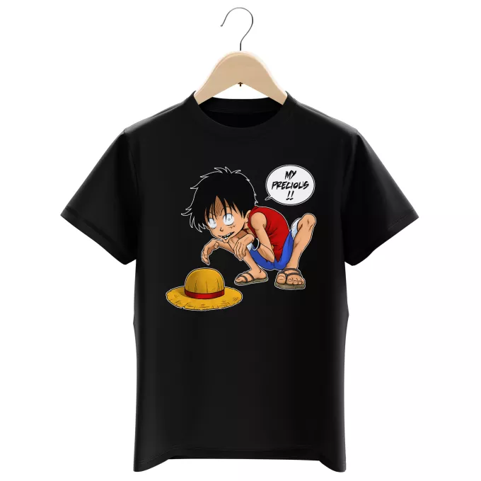 Boys Kids T-shirts Parody of One Piece Luffy and Gollum - My Precious