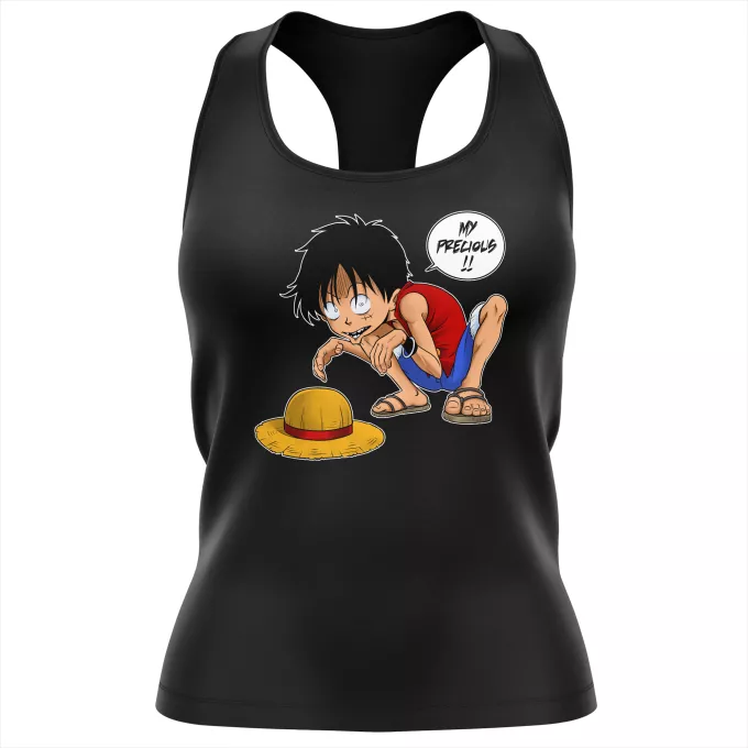 Women's Tank Top Parody of One Piece Luffy and Gollum - My Precious