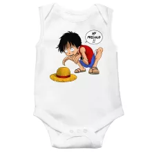 Luffy Sleeveless Baby Bodysuit “Luffy and Gollum - My Precious” – One Piece parody