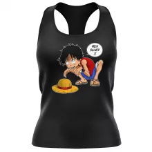 Monkey D. Ruffy Damen T-shirt Tank top “Monkey D. Ruffy und Gollum - Mein Schatz” – Parodie auf One Piece