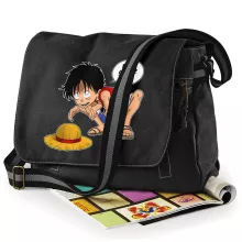 Monkey D. Ruffy Schultertasche “Monkey D. Ruffy und Gollum - Mein Schatz” – Parodie auf One Piece