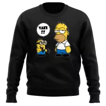 Kevin Minion Pullover “Kevin Minion et Homer Simpson” – Parodie auf Minions