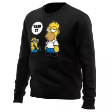 Kevin Minion Pullover “Kevin Minion et Homer Simpson” – Parodie auf Minions