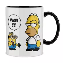 Kevin Minion Tasse “Kevin Minion et Homer Simpson” – Parodie auf Minions