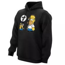 Kevin Minion Kapuzenpullover “Kevin Minion et Homer Simpson” – Parodie auf Minions