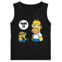 Kevin Minion Jungen Kinder Top “Kevin Minion et Homer Simpson” – Parodie auf Minions