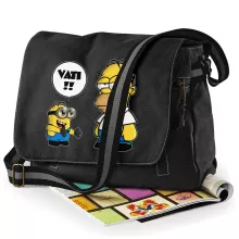 Kevin Minion Schultertasche “Kevin Minion et Homer Simpson” – Parodie auf Minions