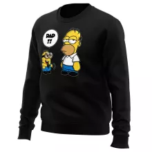 Kevin Minion Sweater “Kevin Minion and Homer Simpson” – Minions parody