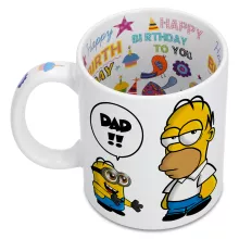 Kevin Minion Mug “Kevin Minion and Homer Simpson” – Minions parody