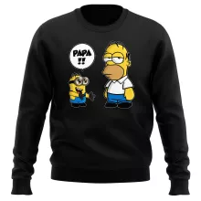 Pull Homer Simpson « Un fiston trop mignon (Super Deformed) » – Parodie Les Minions