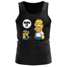 Débardeur Homer Simpson « Un fiston trop mignon (Super Deformed) » – Parodie Les Minions