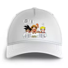 Casquette Enfant Luffy « La recette d'un bon shonen Manga (Super Deformed) » – Parodie Naruto