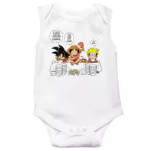 Body bébé Luffy « La recette d'un bon shonen Manga (Super Deformed) » – Parodie Naruto