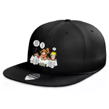 Casquette Luffy « La recette d'un bon shonen Manga (Super Deformed) » – Parodie Naruto