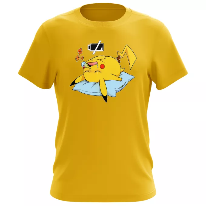 T-shirts de homem Paródia Pokémon Pikachu