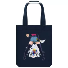 Borsa Tote Bag in cotone organico Parodie di Manga