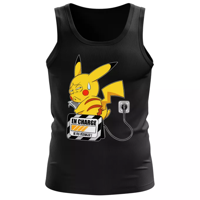 Camisolas de alças homens Paródia Pokémon