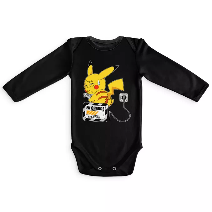 Fatinho de manga comprida para bebé Paródia Pokémon