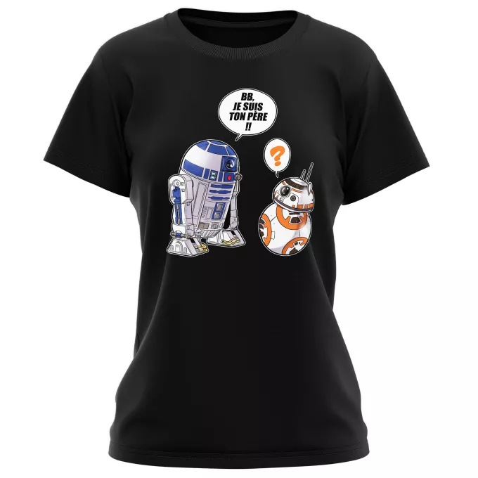 T-shirts de mulher Paródia Guerra das Estrelas