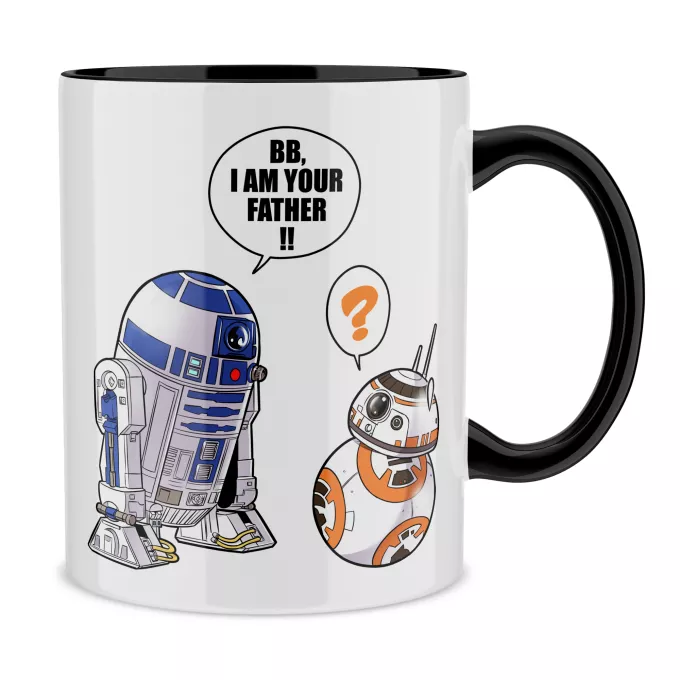 Mokken Parodie Star Wars R2-D2 en BB-8