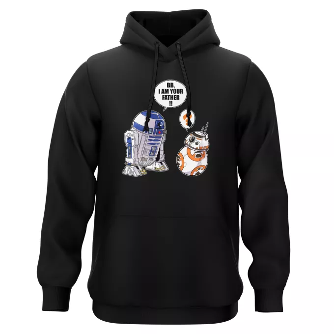 Kaptische sweatshirts Parodie Star Wars R2-D2 en BB-8