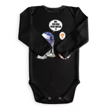 R2-D2 Langärmliges Baby Strampler “R2-D2 und BB-8” – Parodie auf Star Wars