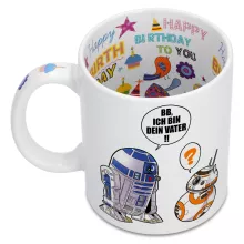 R2-D2 Tasse “R2-D2 und BB-8” – Parodie auf Star Wars