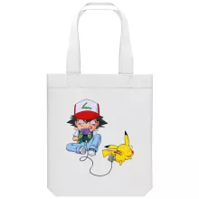 Pikachu totebag “Pikachu och Ash Ketshum” – Parodi Pokémon