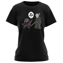 Camiseta Mujer Luke Skywalker “Luke Skywalker y Kylo Ren” – Parodia de Star Wars