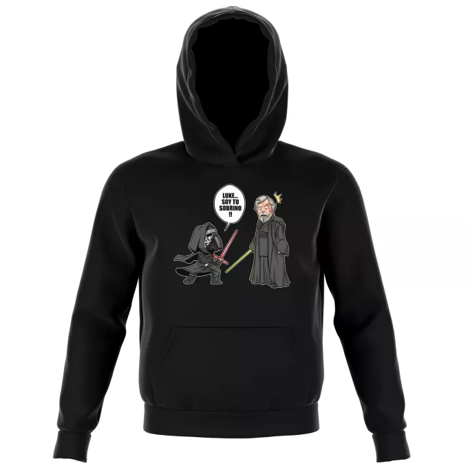 Sudaderas con capucha Niños Parodia Star Wars Luke Skywalker y Kylo Ren