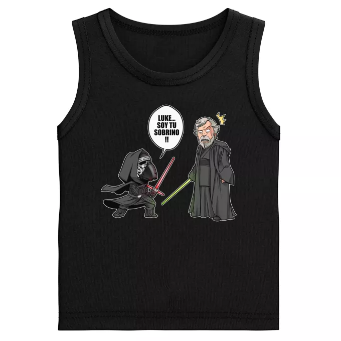 Camisetas de tirantes Niños Parodia Star Wars Luke Skywalker y Kylo Ren