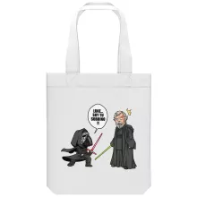 totebag Luke Skywalker “Luke Skywalker y Kylo Ren” – Parodia de Star Wars