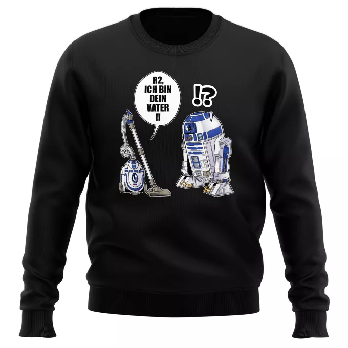 Sweatshirts Parodie auf Star Wars R2-D2 - Ich Bin Dein Vater