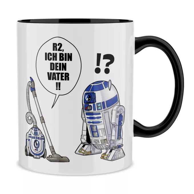 Tassen Parodie auf Star Wars R2-D2 - Ich Bin Dein Vater