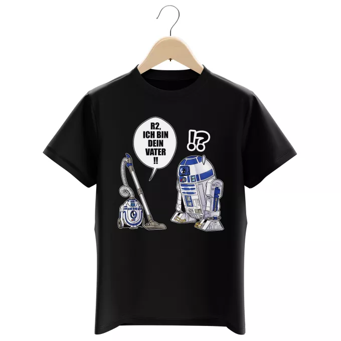 Jungen Kinder T-Shirts Parodie auf Star Wars R2-D2 - Ich Bin Dein Vater