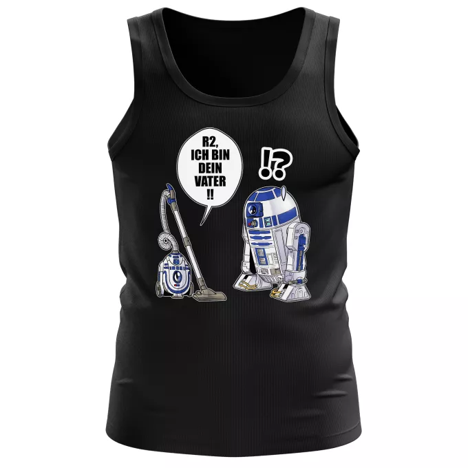 Herren Tank Top Parodie auf Star Wars R2-D2 - Ich Bin Dein Vater