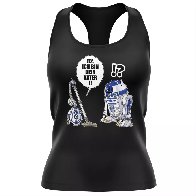 Damen T-shirt Tank top Parodie auf Star Wars R2-D2 - Ich Bin Dein Vater
