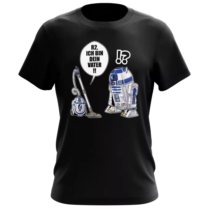 Herren T-shirts Parodie auf Star Wars R2-D2 - Ich Bin Dein Vater