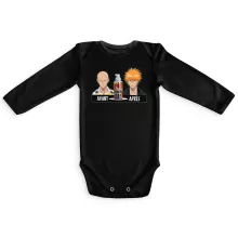 Body bébé manches longues Saitama « La solution Miracle pour retrouver une belle chevelure... » – Parodie One-Punch Man
