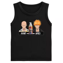 Débardeurs Enfants Saitama « La solution Miracle pour retrouver une belle chevelure... » – Parodie One-Punch Man