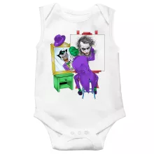 Der Joker ärmelloser Baby Strampler – Parodie auf Batman