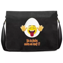 Sac à bandoulière Humoristique « Va te faire cuire un oeuf !! » – Parodie Funny