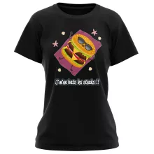 T-shirt Femme Humoristique « J'm'en bats les steaks !! » – Parodie Funny