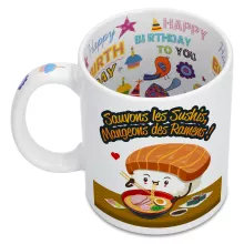 Mug Humoristique « Sauvons les Sushis !! » – Parodie Funny