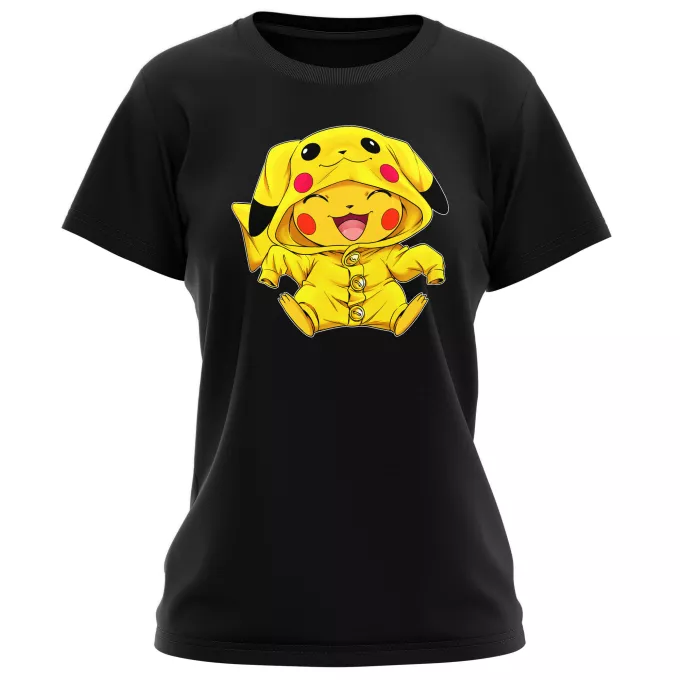 Kvinnor T-shirts Parodi Pokémon Pikachu - Ultimate Cosplay