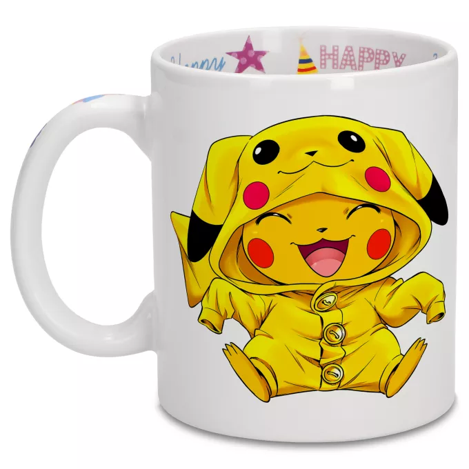 Födelsedagsmuggar Parodi Pokémon Pikachu - Ultimate Cosplay